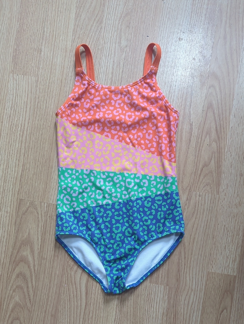 Mini Boden One-Piece Swimsuit - Orange, Pink, Green, Blue